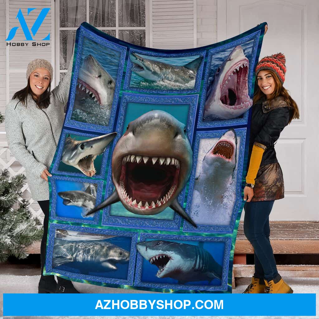 Shark 3D Fleece Blanket