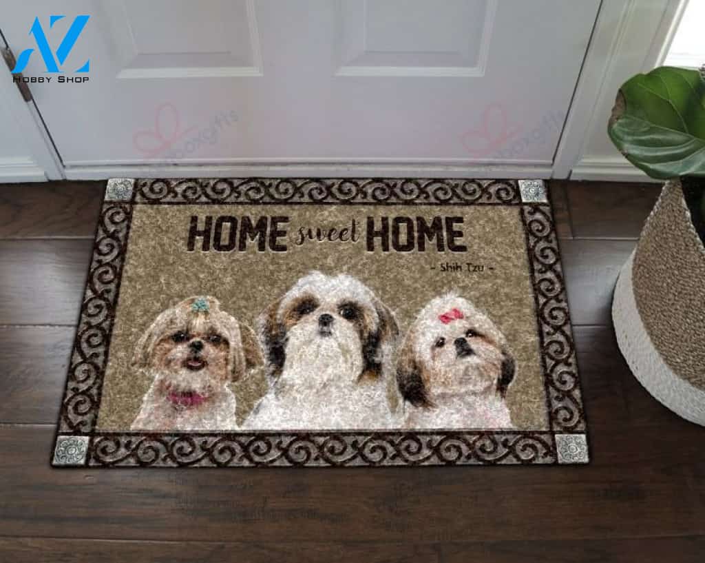 Shih Tzu Home Sweet Home Doormat