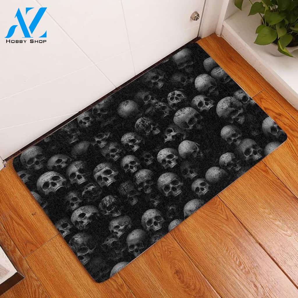Skull Awesome Doormat