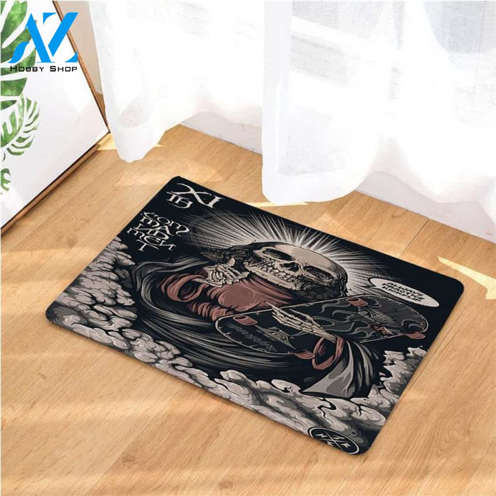 skull poster doormats