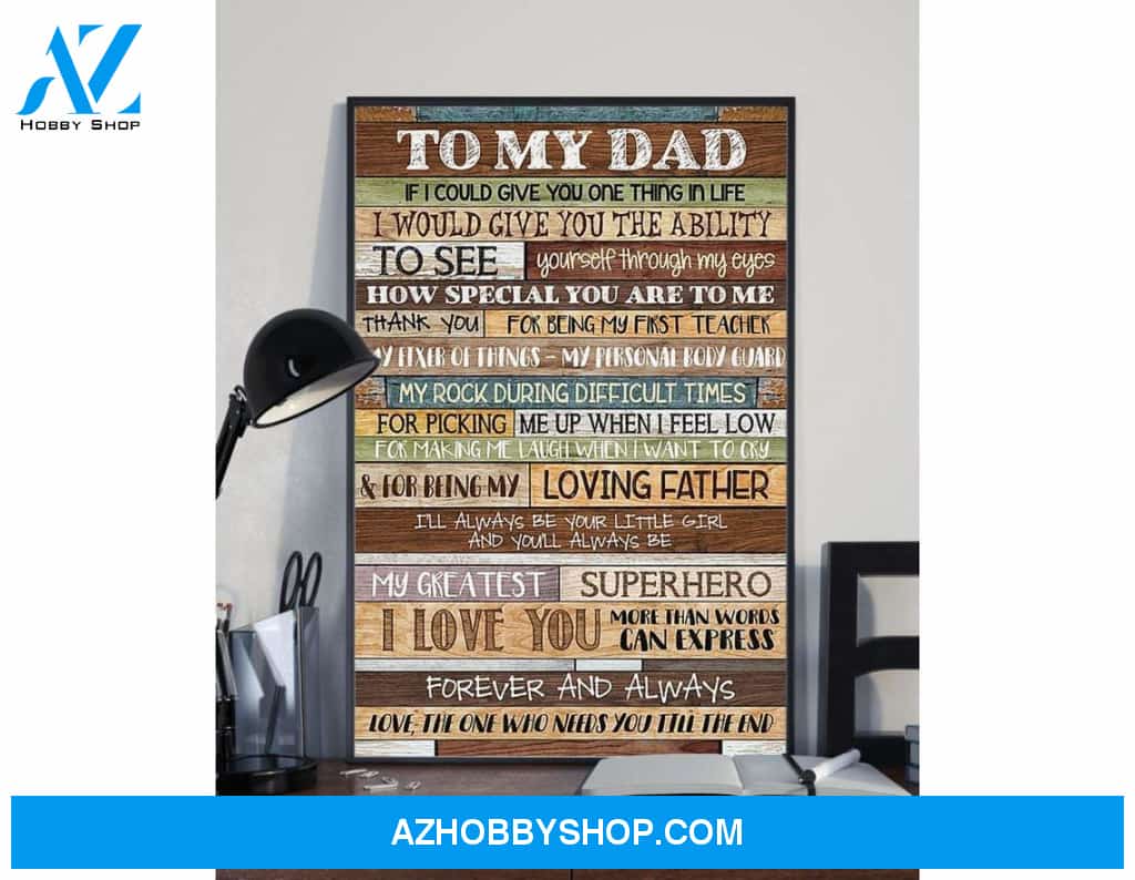 Special Daddy Canvas And Poster, Wall Decor Visual Art, Gift Father's Day