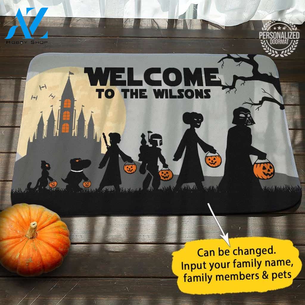 Star Wars Walk Personalized Doormat