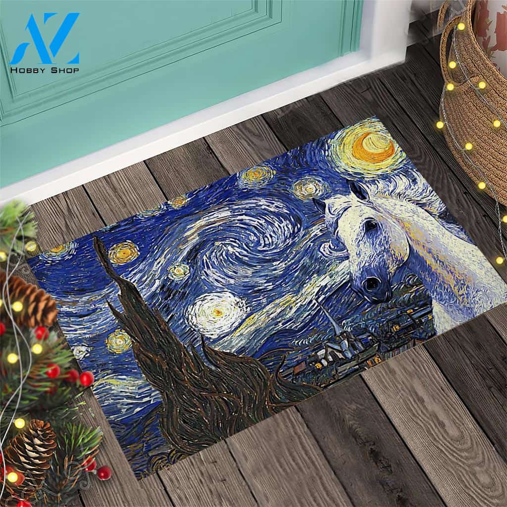 Starry Horse Doormat