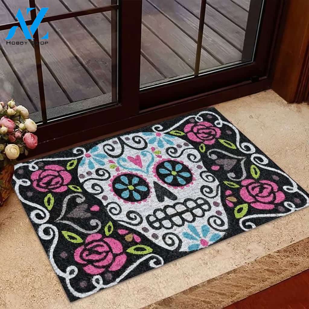 Sugar Skull MMC3010281 Doormat
