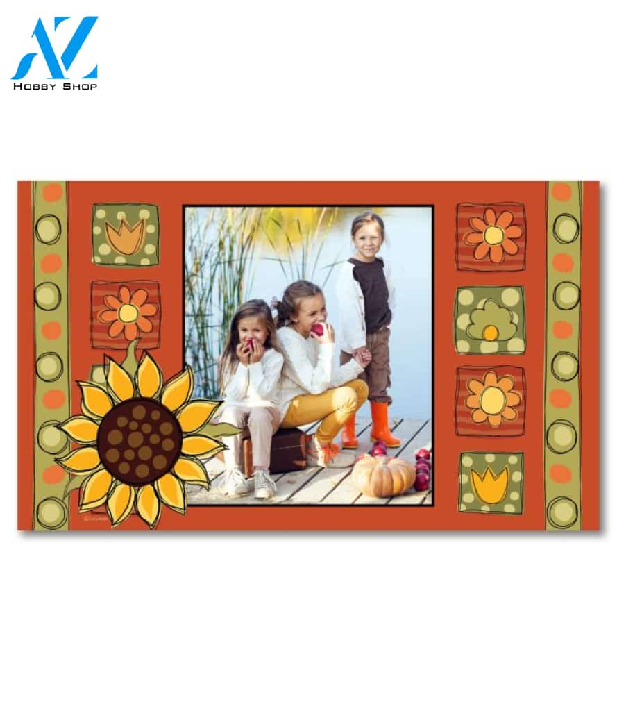 Sunflower Photo Doormat - 18" x 30"