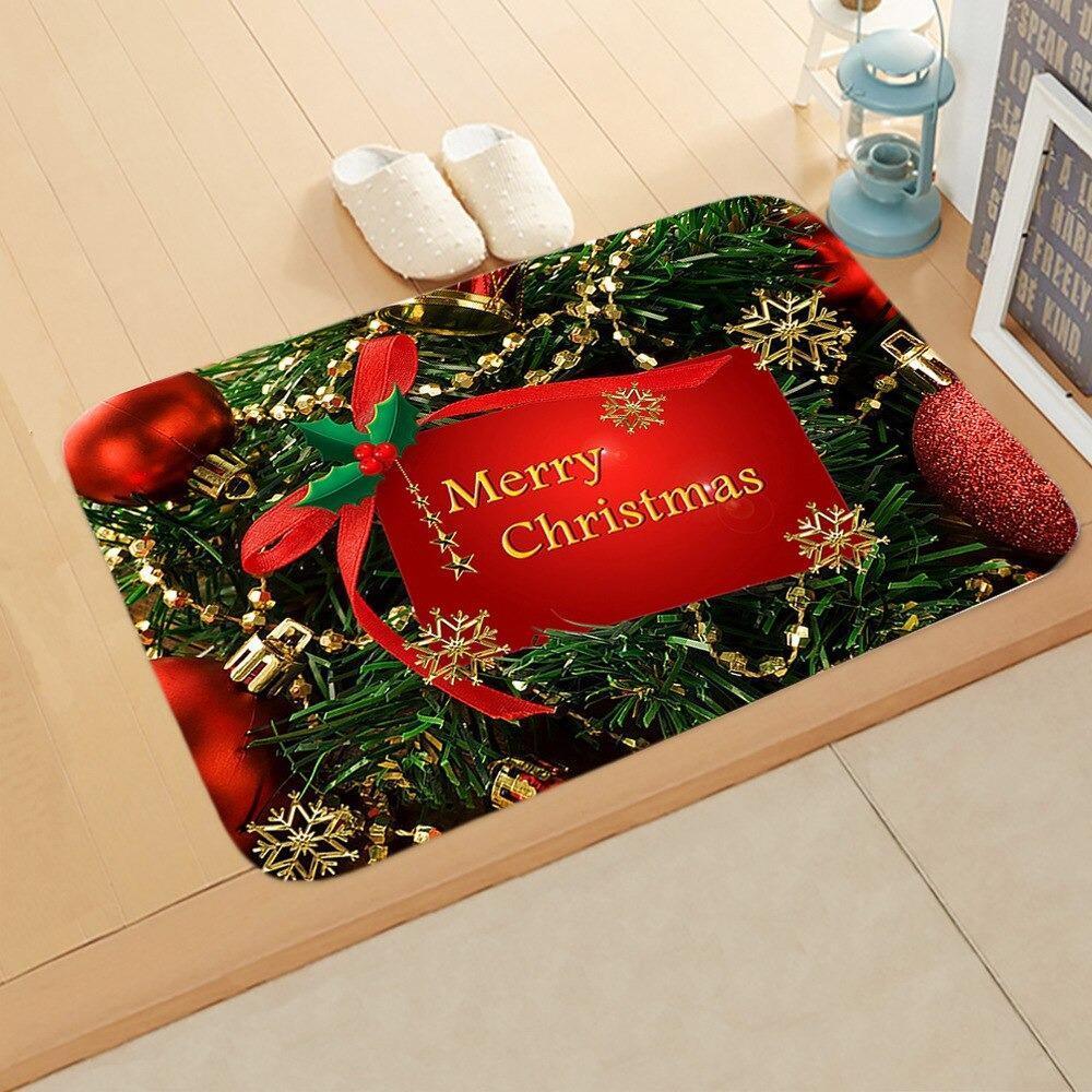 Christmas Card Merry Christmas Doormat | Colorful | Size 8x27'' 24x36''
