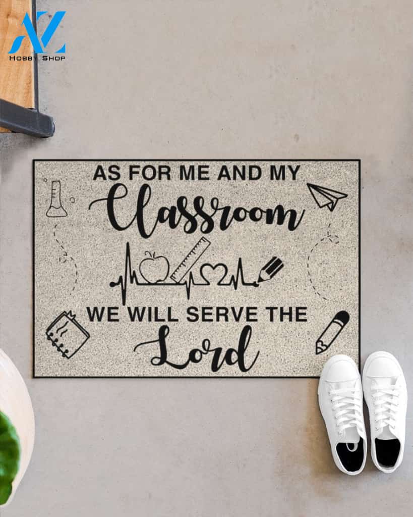 Teacher As For Me And My Classroom Indoor And Outdoor Doormat Warm House Gift Welcome Mat Gift For Student Teacher Classroom Decor