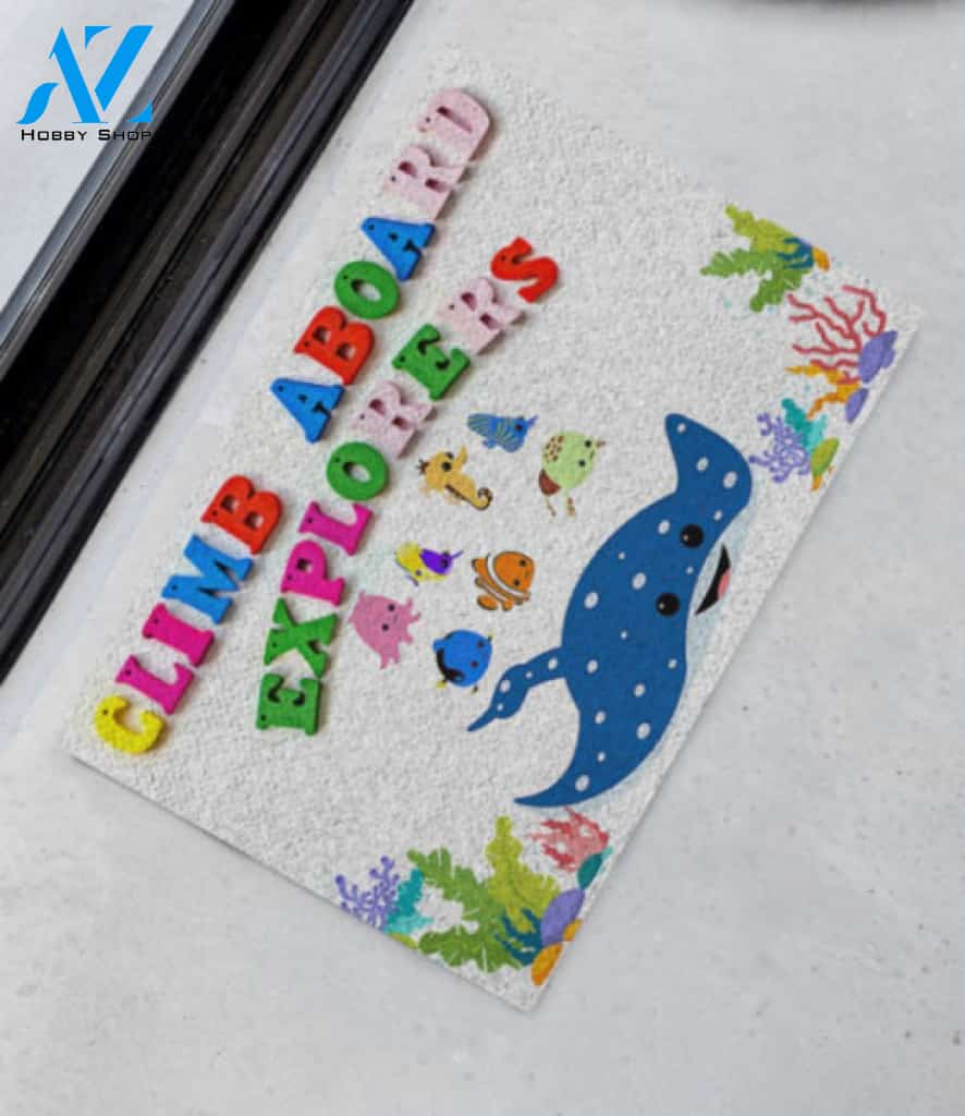 Teacher Climb Aboard Explorers Doormat
