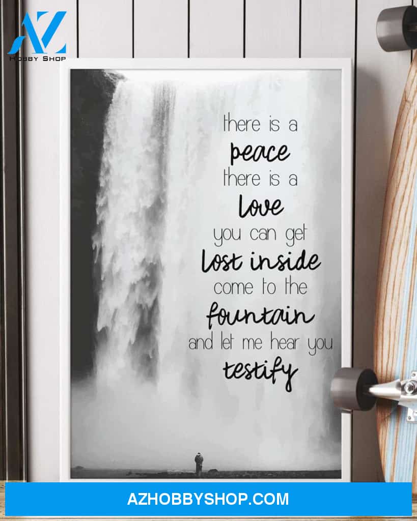 Testify Song Lyrics Poster Wall Art, Home Decor