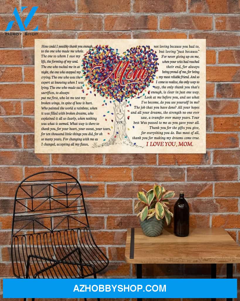 Thanks For The Gift Lanscape Canvas And Poster Wall Decor Visual Art, Best Mother’s Day Gift Ideas, Mother’s Day Gift For Mom