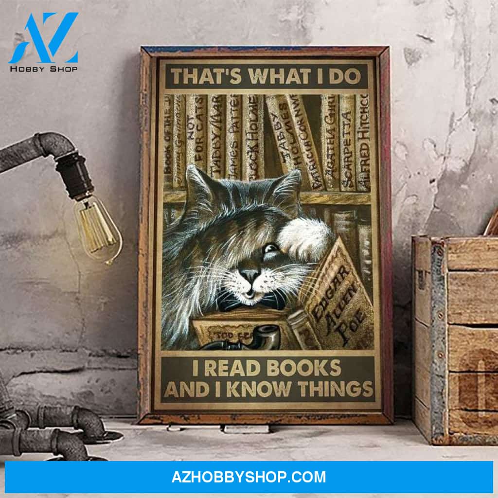 That'S What I Do Canvas And Poster, Wall Decor Visual Art