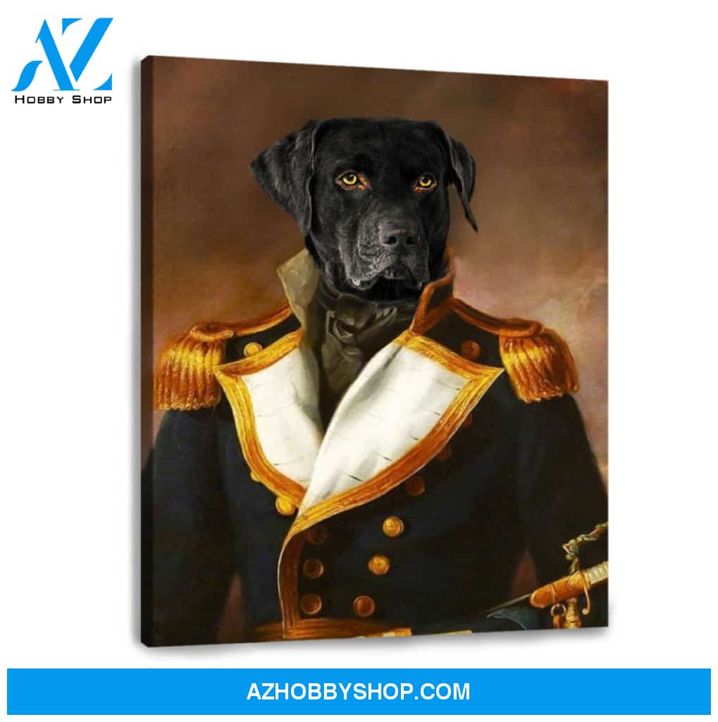 The Admiral Custom Pet Portraits Wall Art Decor Ohcanvas