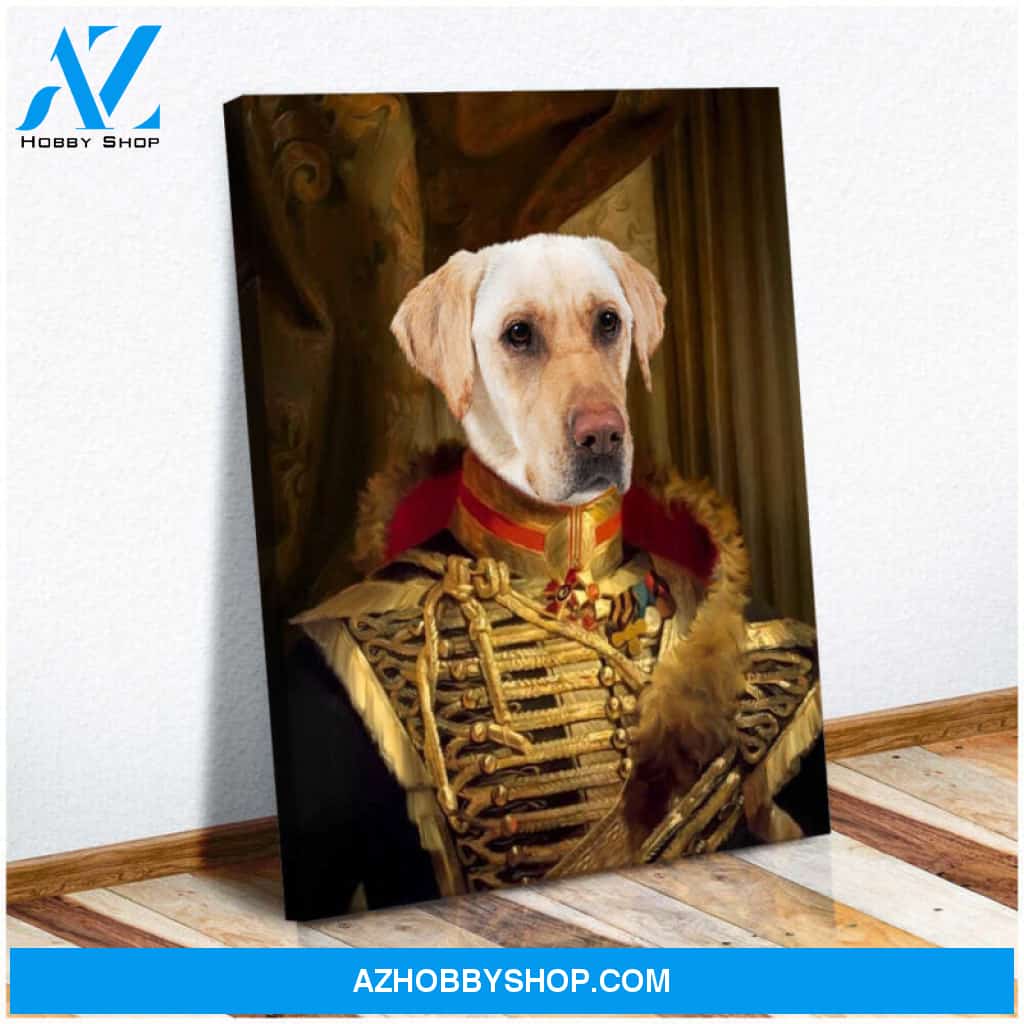 The Colonel Custom Pet Portraits Wall Art Decor Ohcanvas