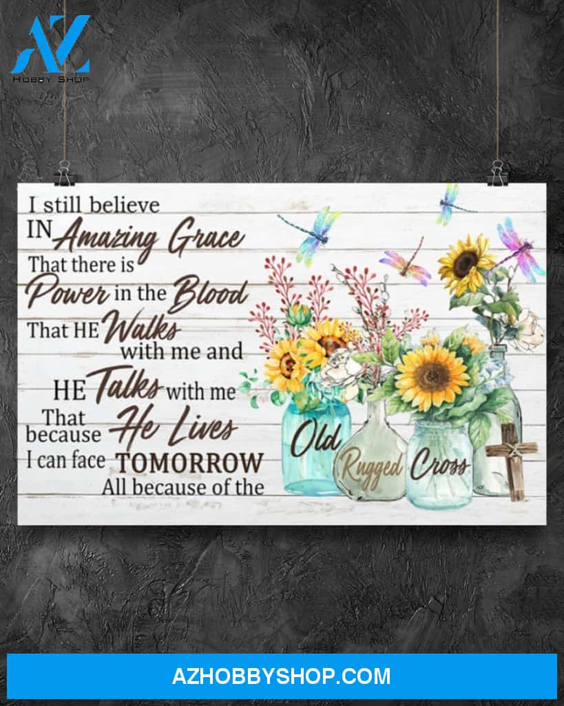 The Old Rugged Cross Easter Canvas Wall Art, Wall Decor Visual Art, Canvas Decor