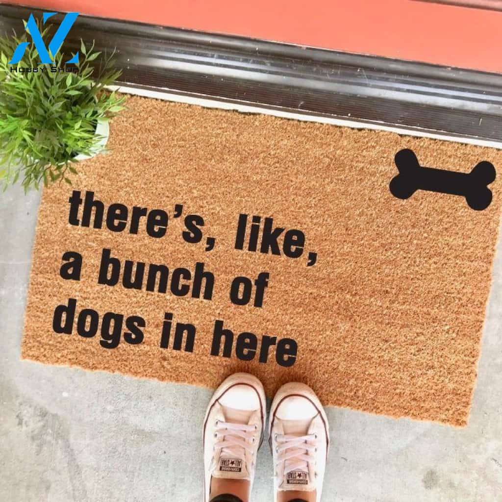 There like a bunch of dogs in here CLA1710015D Doormat