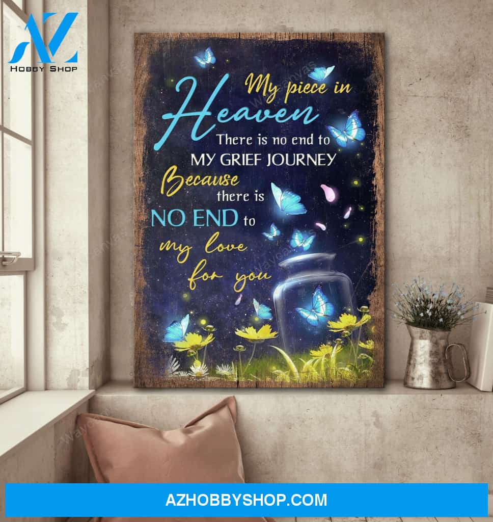 There's no end to my love for you - Heaven Portrait Canvas Prints - Wall Art