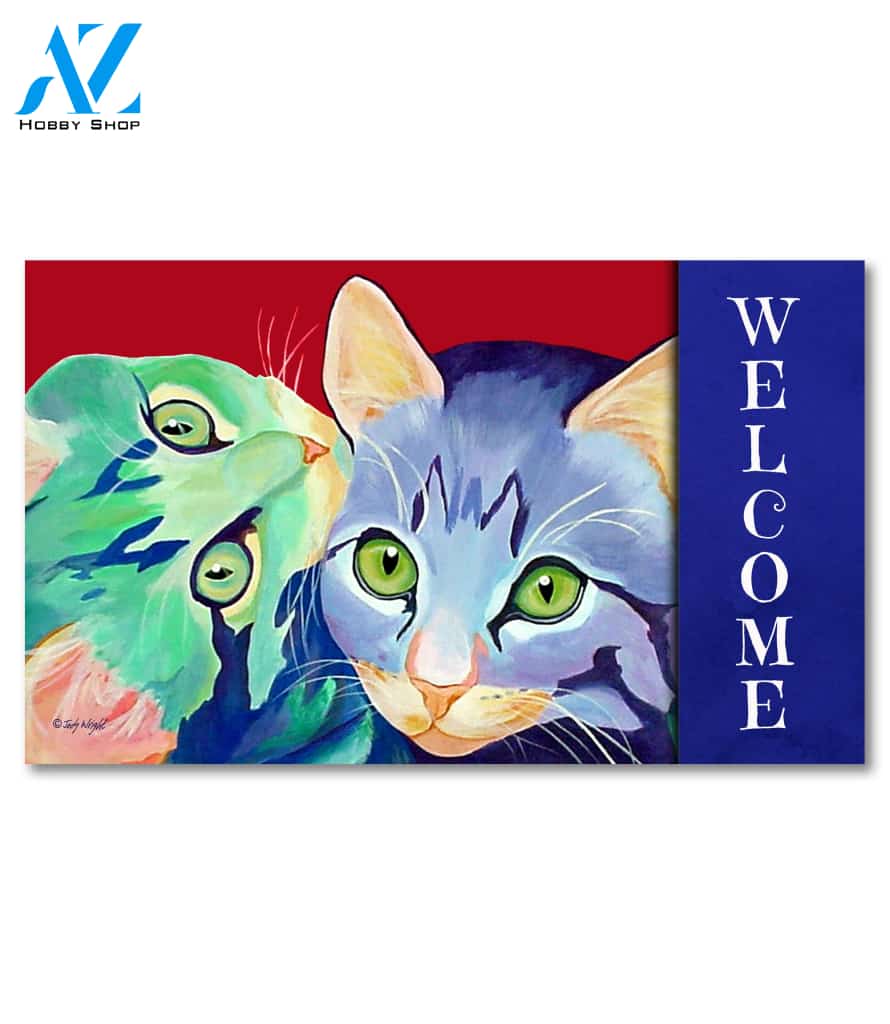Things Are Looking Up Kitten Doormat - 18" x 30"