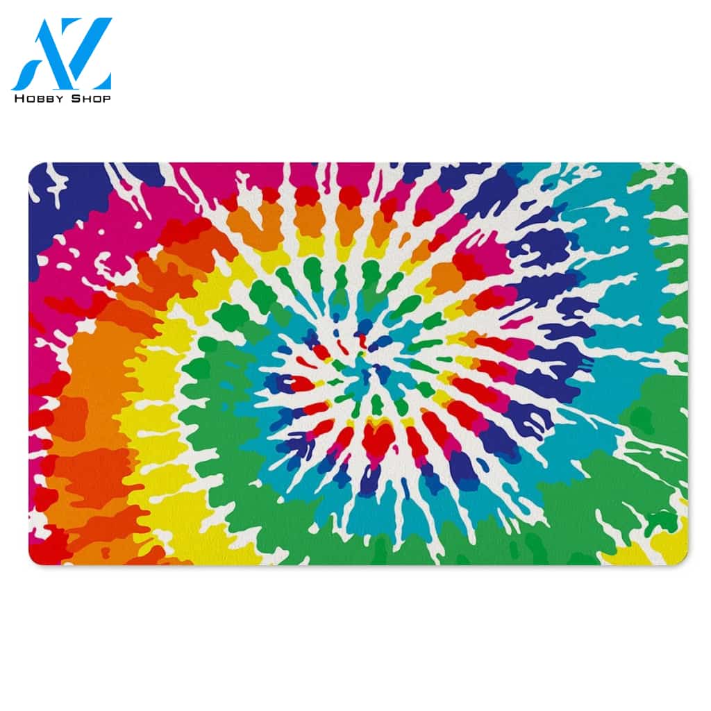 Tie Dye Door Mat
