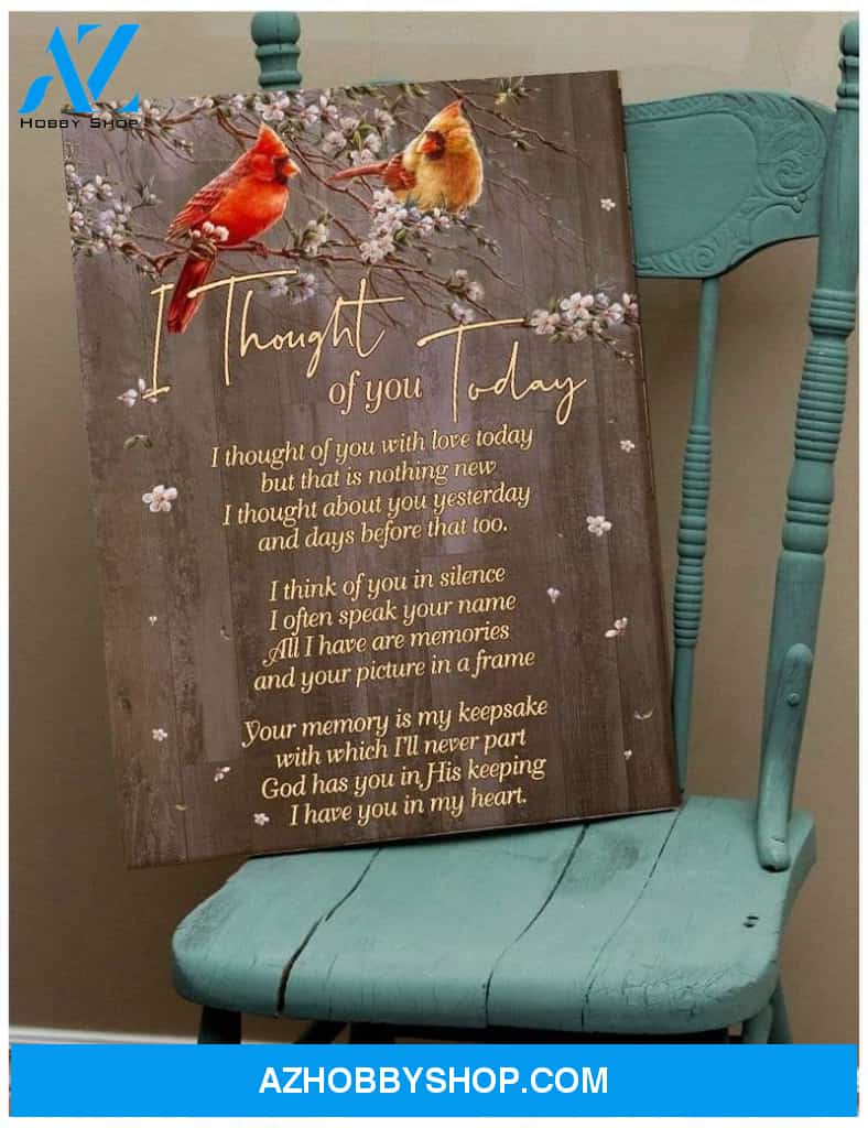 Today Cardinal Wall Art Canvas