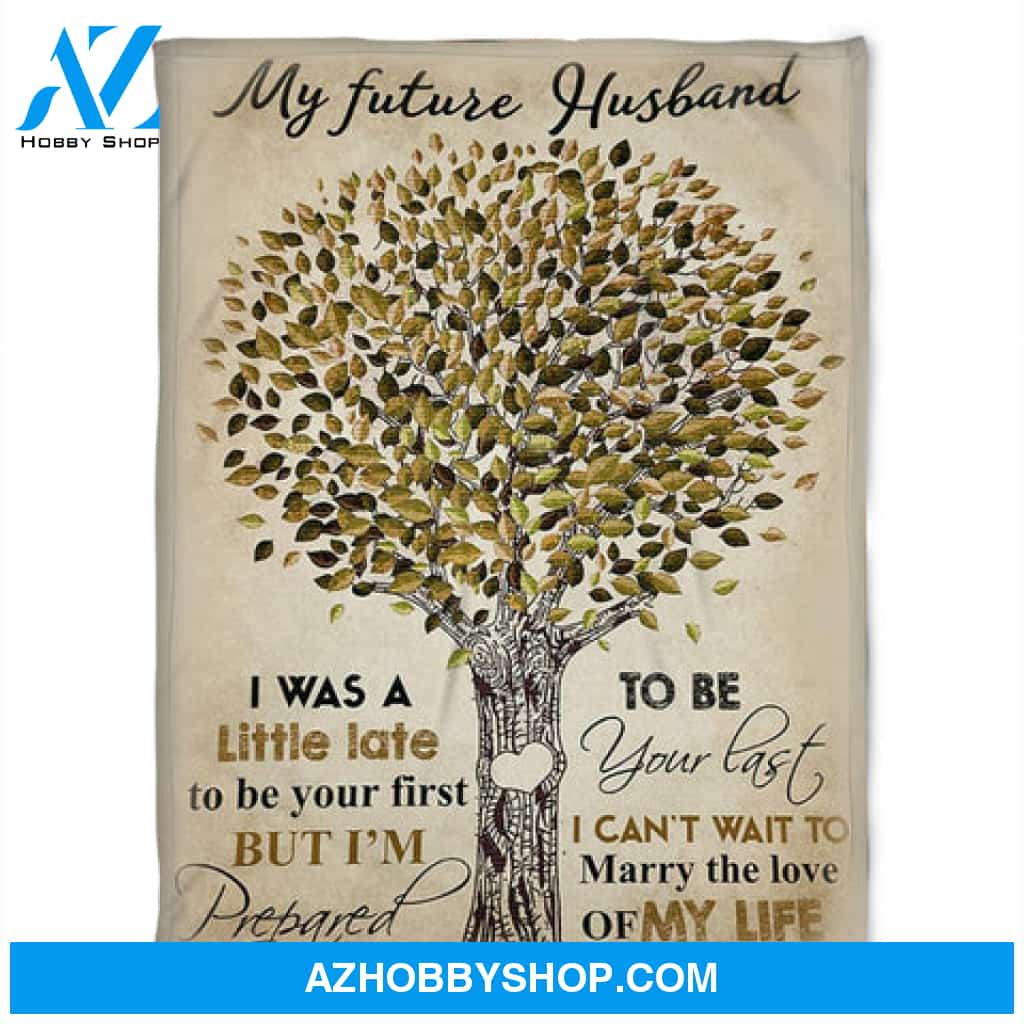 Tree Blanket, My Future Husband Blanket. Marry The Love Of My Life.Gift For Husband Family