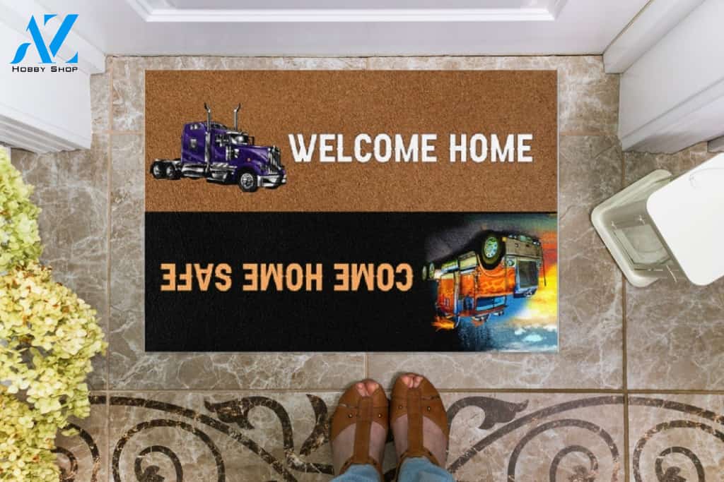 Truck Welcome Home Indoor And Outdoor Doormat Welcome Mat Housewarming Gift Home Decor Funny Doormat Gift Idea