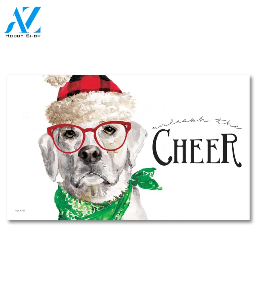 Unleash the Cheer Lab Doormat - 18" x 30"