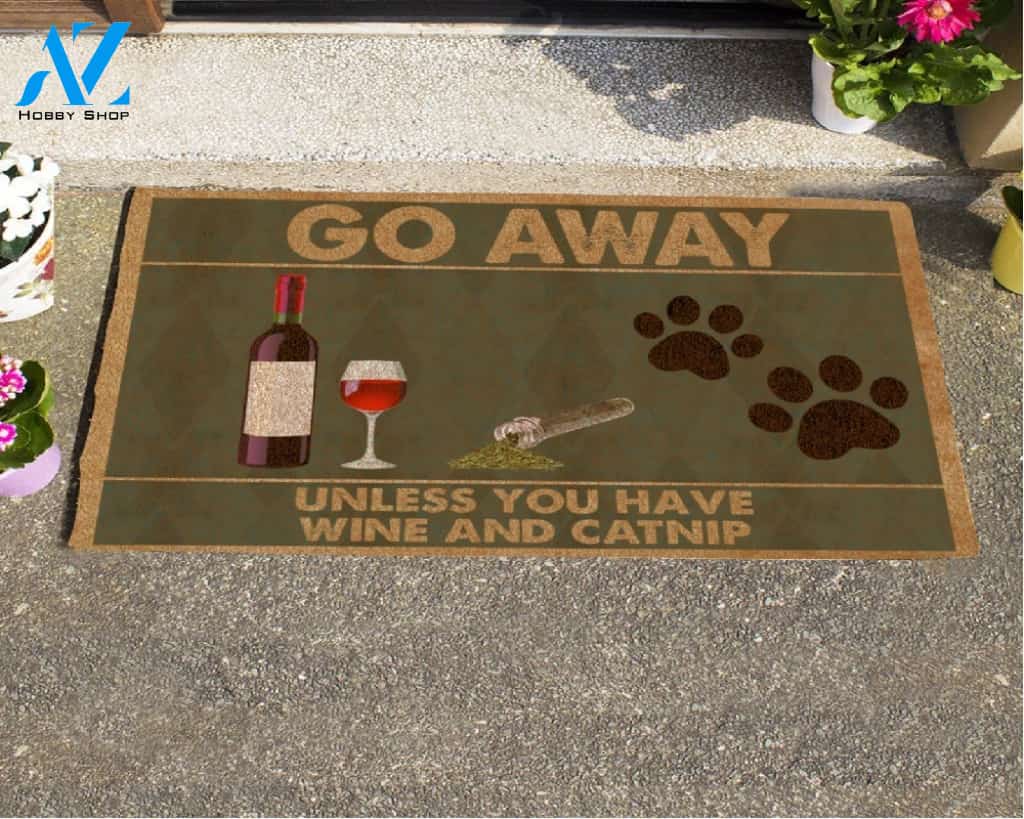 Unless You Have Wine And Catnip Doormat Indoor And Outdoor Mat Entrance Rug Sweet Home Decor Housewarming Gift Gift For Friend Family Stem Feminist