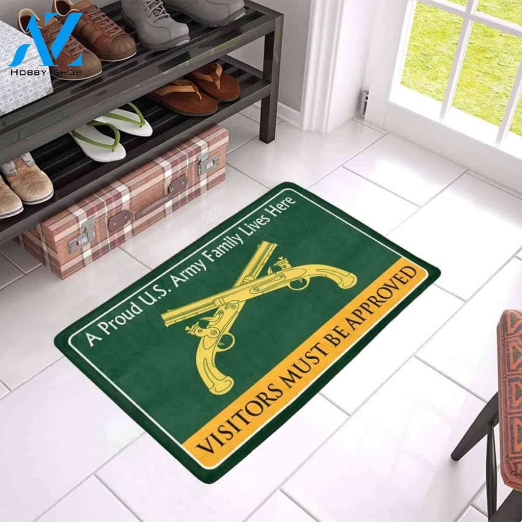 US Army Military Police Corps Family Printed Doormat Home Decor