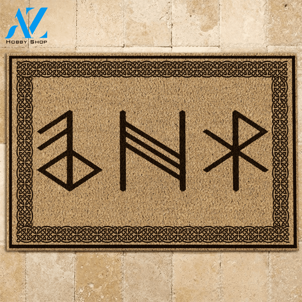 Viking Doormat Rune Symbols | Welcome Mat | House Warming Gift