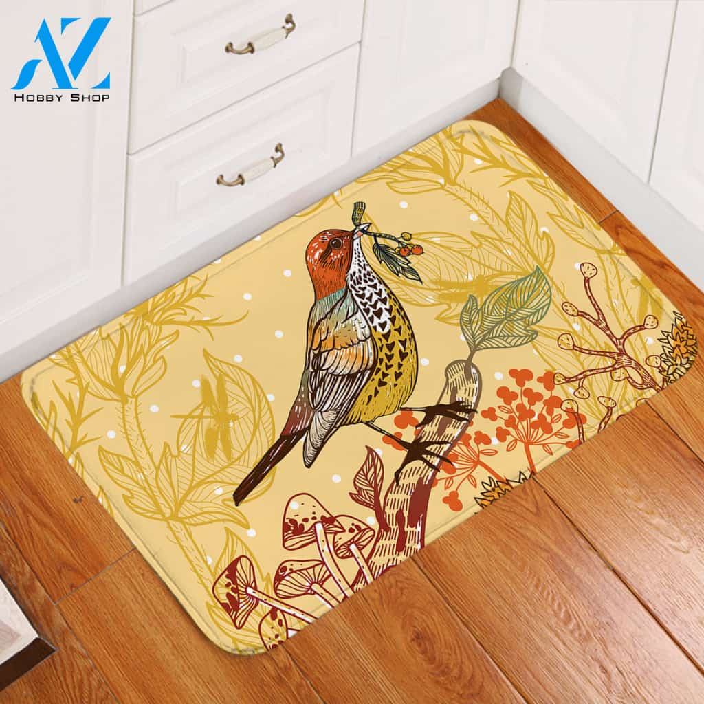 Vintage Swallow Door Mat