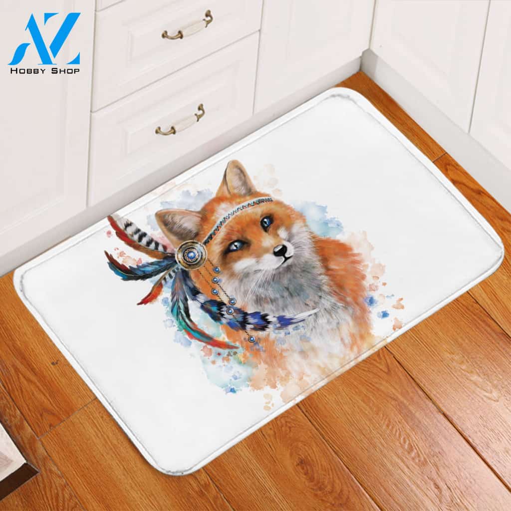 Warchief Fox Door Mat