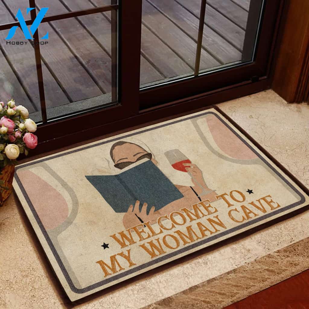 Welcome To My Woman Cave Doormat Welcome Mat House Warming Gift Home Decor Funny Doormat Gift Idea