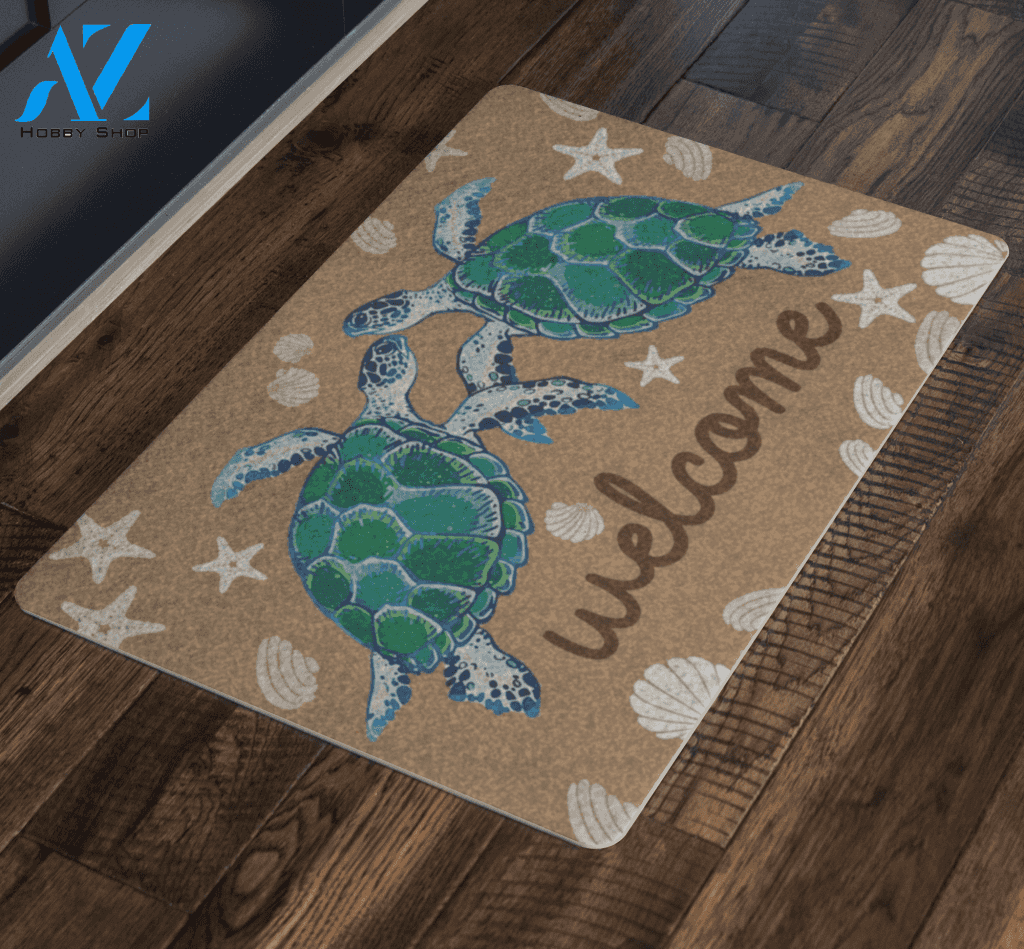 Welcome Turtle Doormat | Welcome Mat | House Warming Gift