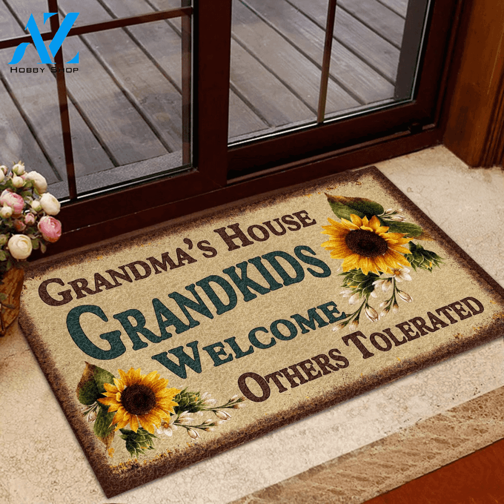 Wellcome Others Tolerated, Perfect Gift For Grandma Door Mat