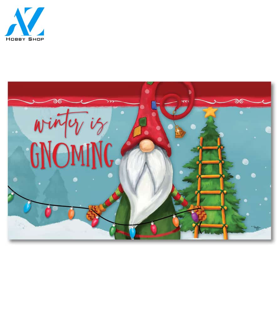 Winter is Gnoming Doormat - 18" x 30"