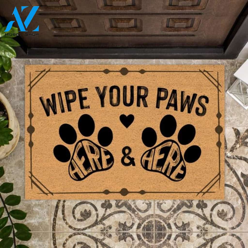 Wipe your paws Dog Doormat