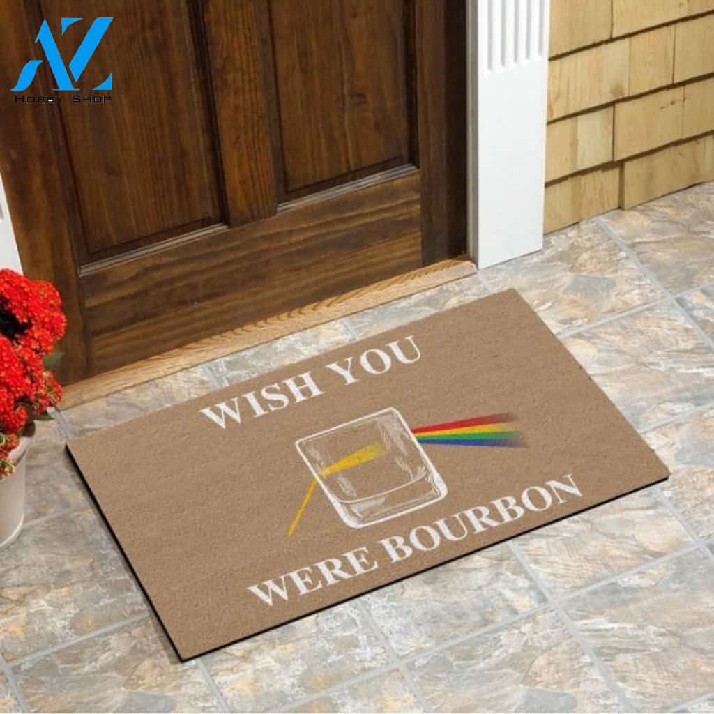 Wish you were bourbon Doormat | Welcome Mat | House Warming Gift
