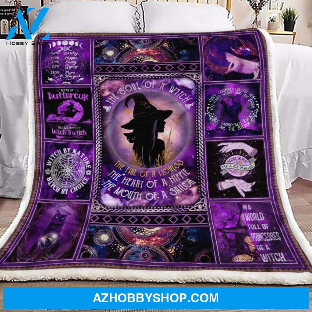 Witch Princesses Fleece Blanket - Sherpa Blanket