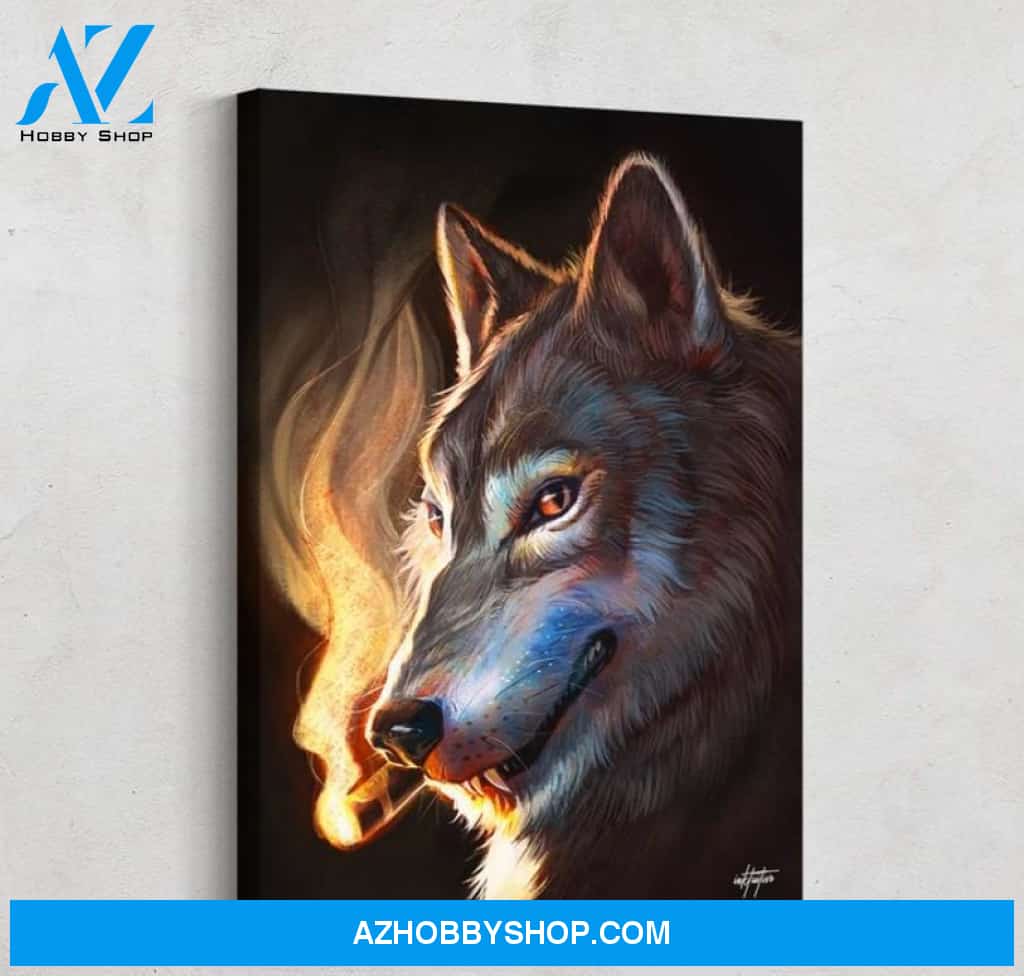 Woft Smoke Canvas And Poster, Wall Decor Visual Art