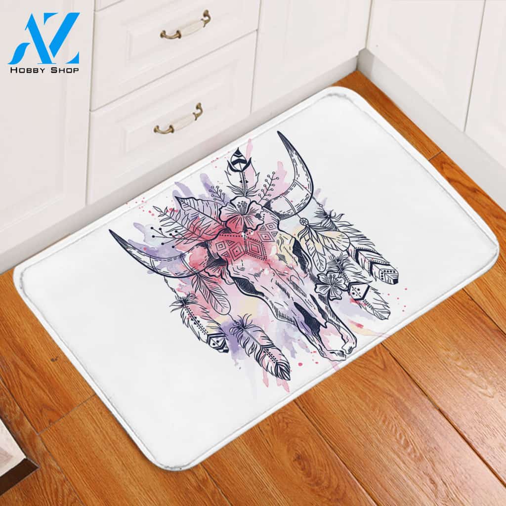 Wounded Trophyhead Door Mat