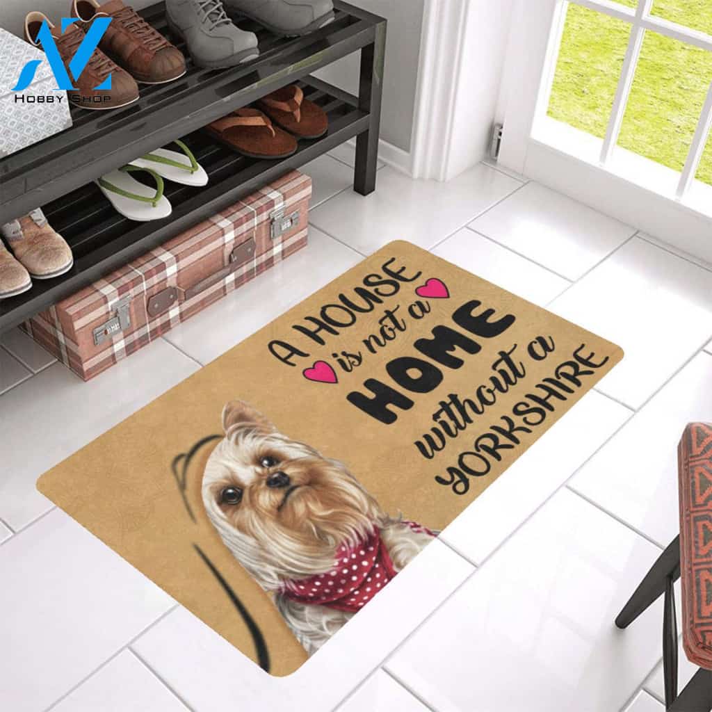 Yorkshire A House Is Not Home Doormat Indoor And Outdoor Mat Entrance Rug Sweet Home Decor Housewarming Gift Gift For Friend Family Stem Feminist