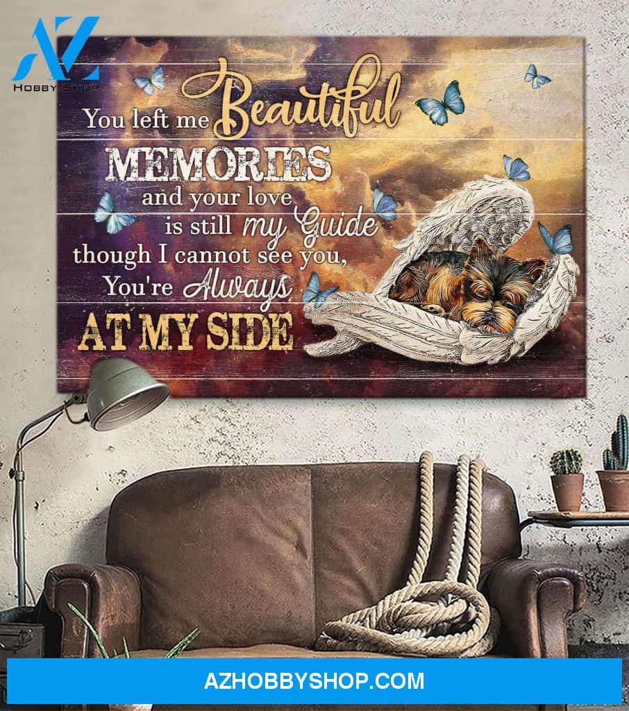 Landscape God Canvas Wall Art - Jesus Canvas Wall Art - Yorkshire - You left me beautiful memories and your love is still my guide Canvas