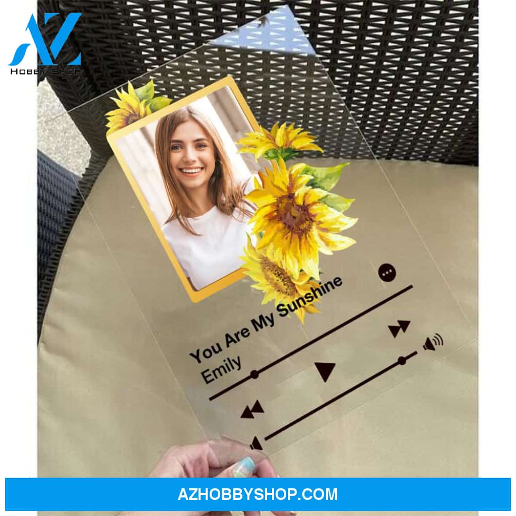 You Are My Sunshine Couple Personalized Acrylic Poster