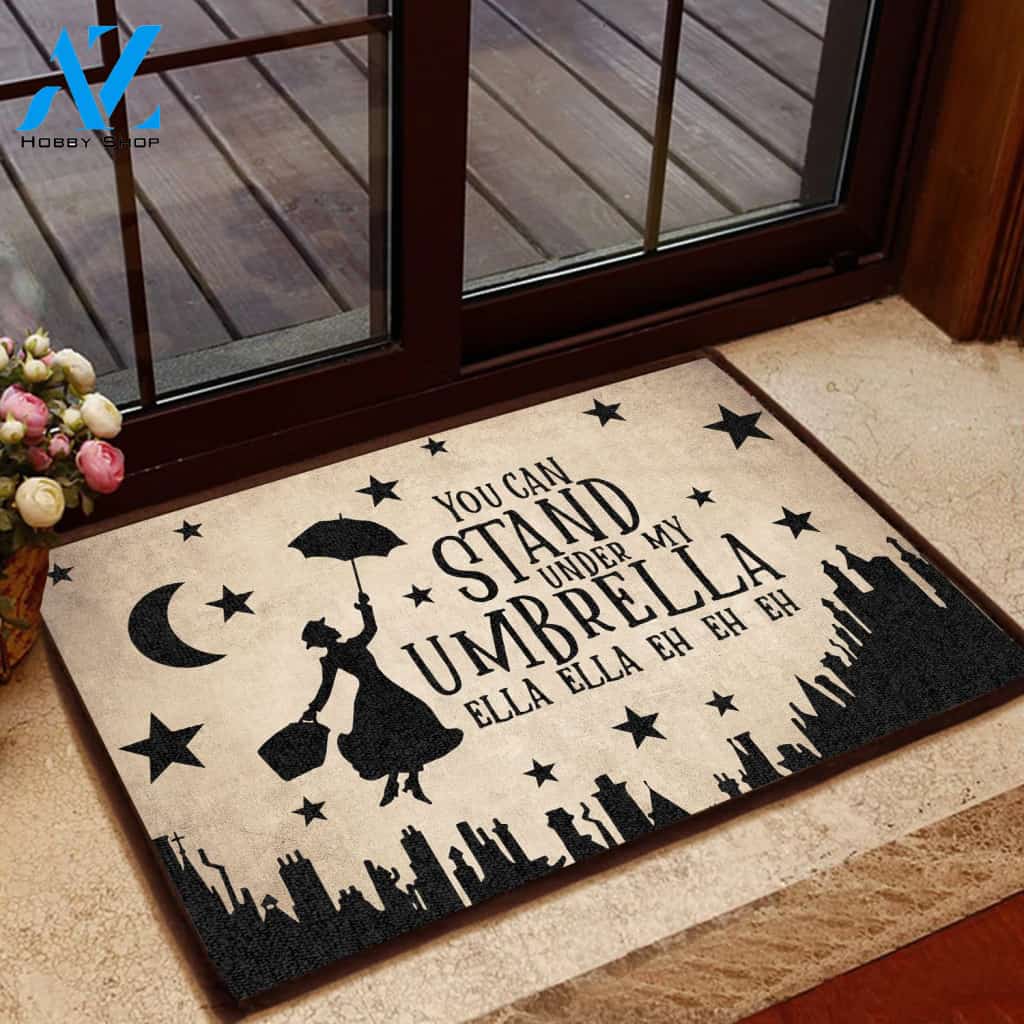 You Can Stand Under Umbrella Doormat Welcome Mat Housewarming Gift Home Decor Funny Doormat Best Gift Idea