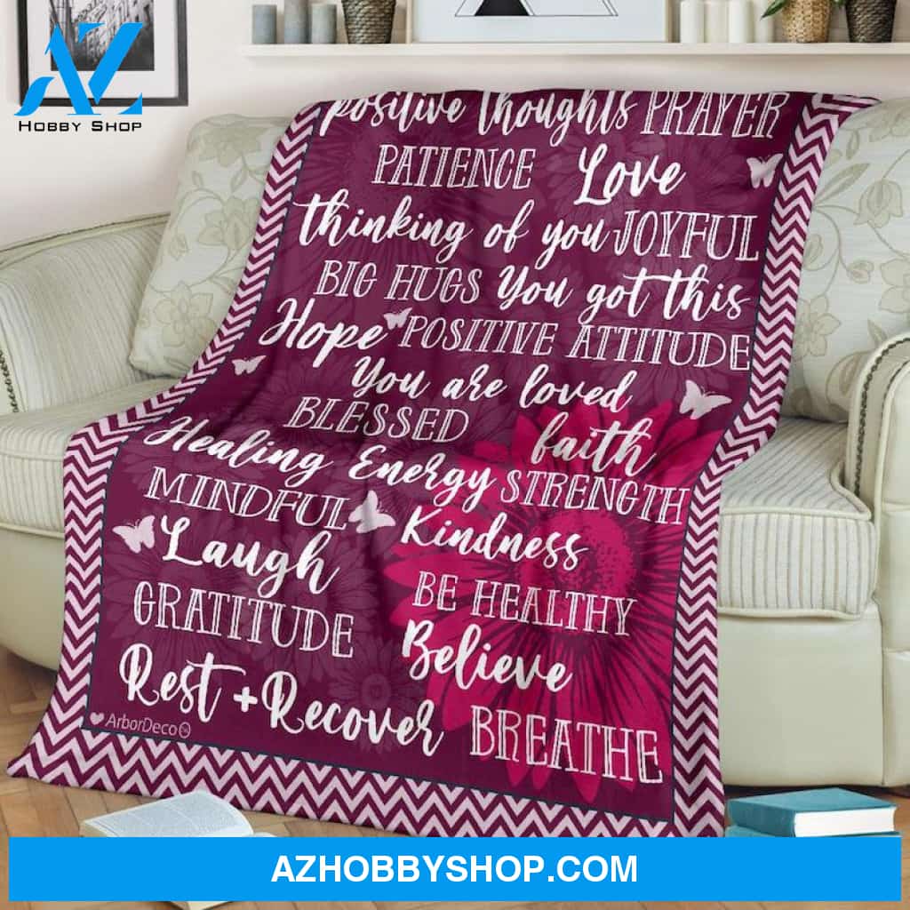 You Got This - Healing Message - Get Well Gift Blanket - Soft Lightweight Throw Blanket