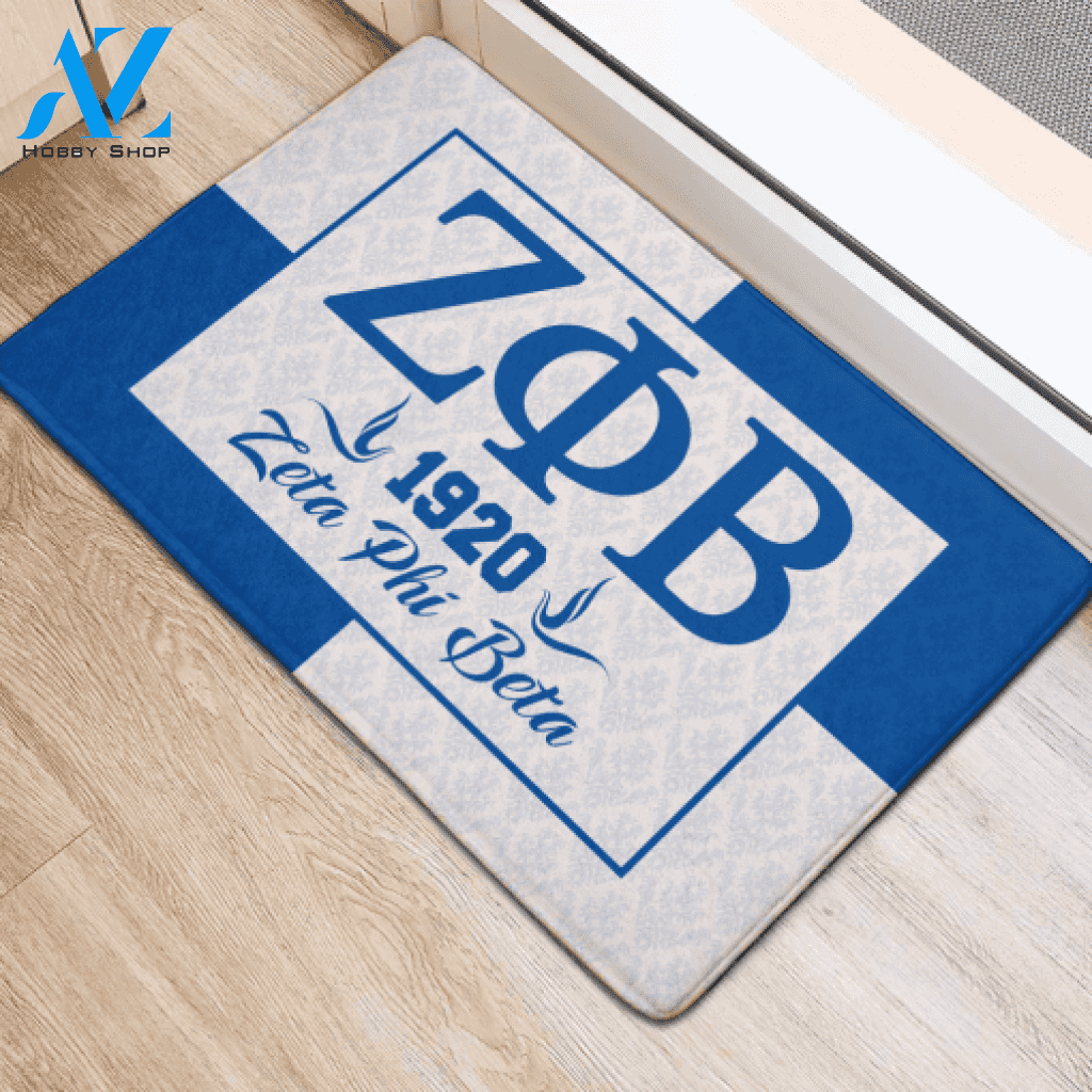 Zeta Phi Beta Doormat