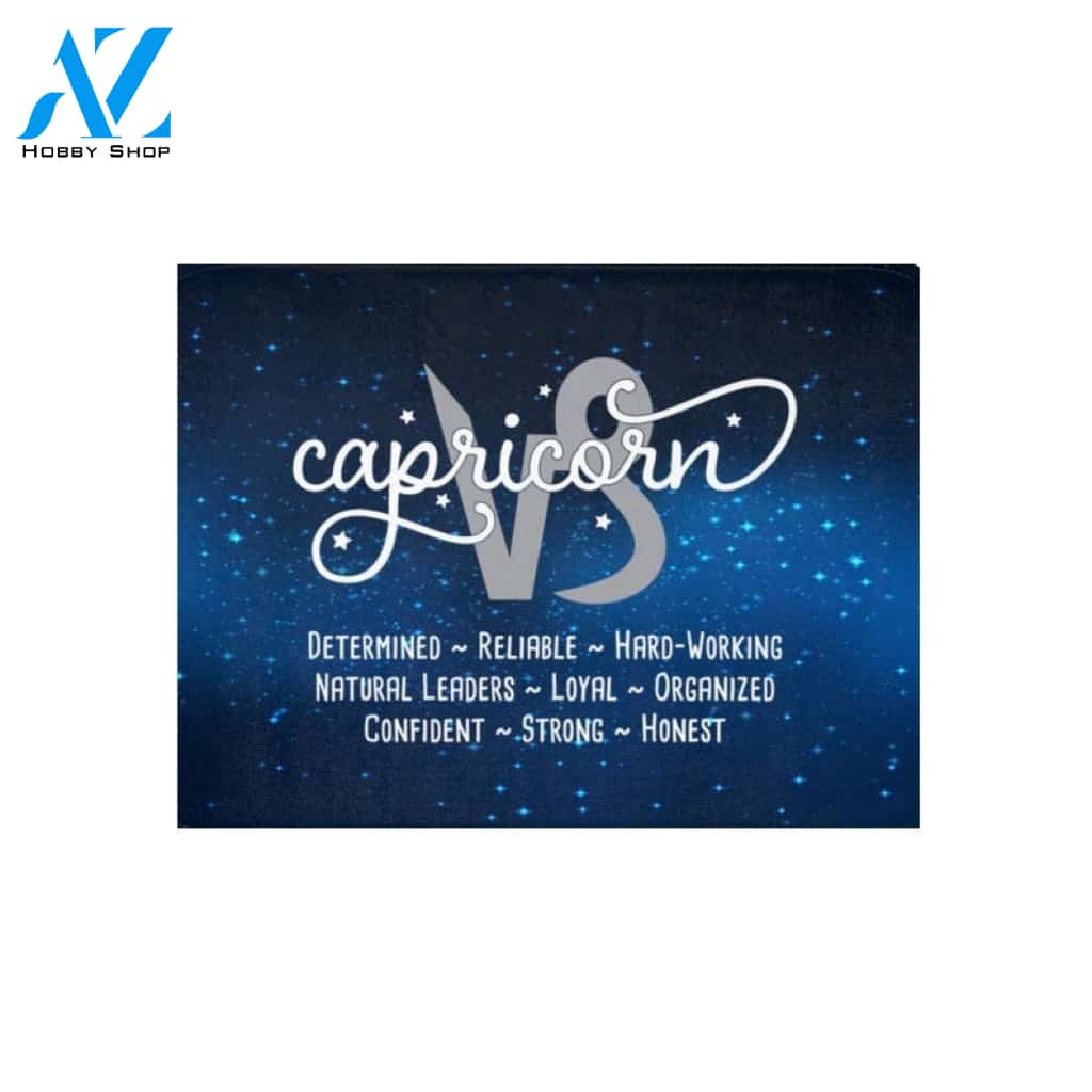 Zodiac Constellation - Capricorn Indoor and Outdoor Doormat Warm House Gift Welcome Mat Gift for Friend Family
