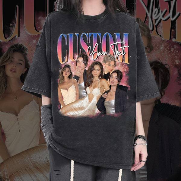Custom your own Photo T-Shirt, 90s Vintage Shirt