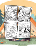 Chilling With Camp 30 Pages Printable Coloring Book