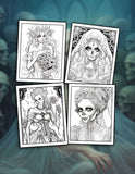 Horror Bride 30 Pages Printable Coloring Book